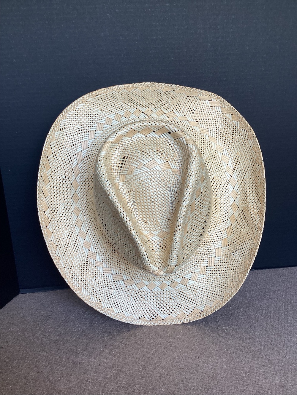 Vintage Resistol MS Tycoon Straw cowboy hat western wheat sz 7 made in USA